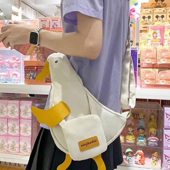 Kawaii Purse, Cute Duck Crossbody Shoulder Bag, Novelty Messenger Purse for Wome - Picture 7 of 7